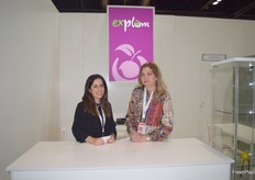 Guadalupe Germán y MªCarmen Fernández, de Explum, especialistas en producción de ciruela de Baadajoz.