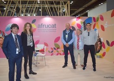 Representación de AFRUCAT, Asociación de fruticultores de Cataluña.