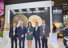Stand de Bollo, marca de referencia de melón y sandía, cítricos y kaki, entre otros.