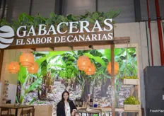 Gabaceras, el sabor de Canarias y su directora de marketing Elisa Martínez Duque.