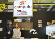 La empresa familiar Campelo presentando sus productos de castaña fresca, deshidratada y de V gama.