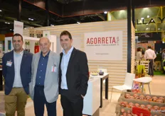 Izq a dcha. Alberto Agorreta,presidente de la IGP Alcachofa de Tudela; Jesús Agorreta Baigorri, fundador de la empresa;  Guillermo Algorreta, gerente de Agorreta.