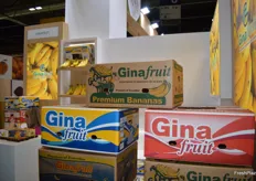 Los diferentes productos de Ginafruit de Ecuador.