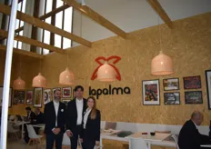 Granada La Palma, equipo comercial y de marketing. Izq a dcha. Juan Gallego, Víctor Folk y Belén Pérez.