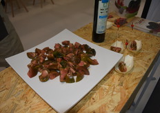 La degustación de tomate Adora, despertó de nuevo gran interés entre los visitantes y clientes.