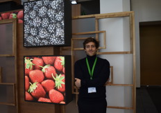 Harold Huot, de la empresa Surberry, especialista en berries y fresas.