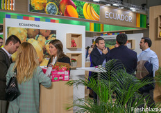 El stand de Ecuaexotics esta llena
