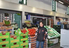 Eva, de Deltabarn, que ofrece una amplia gama de hortalizas de España.