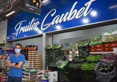 Juan, de la empresa especializada en tomates y otras hortalizas de la zona, Fruites Caubet.