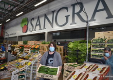 Marc, de Sangra. La empresa presta mucha atención a la sostenibilidad y sus productores y ofrece una amplia gama de frutas y hortalizas, la mayoría de España.