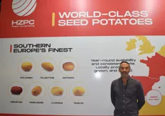 Gonzalo González Morales, de la empresa dedicada a la producción de patatas de siembra Patatas HZPC. Cayman y Taisiya, las nuevas variedades de la compañía