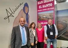 Joaquín Manzanares, Alicia Crespo, M.ª José Arellano y José Lillo, del equipo de San Isidro El Santo