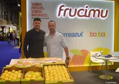 José Roda Cava y Salva Pérez de los Cobos Fernández, de Frucimu, especializada en limón y pomelo bío y convencional