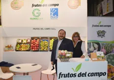 Rodrigo Mauleón y Ana Antoñanzas Cerezo, de la cooperativa riojana Frutos del Campo