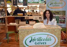 Silvia Jiménez, de la empresa sevillana Hortícolas Gelvés especializada en la producción de zanahoria y remolacha ecológica