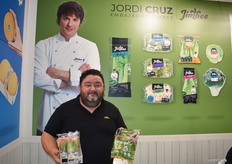 Sergio Jiménez Bosque, en el stand de JimboFresh