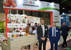 Marcos García y José Morales, de la cooperativa almeriense Coprohnijar, galardonada con el premio Relevo Generacional de la I Edición de los Premios a la Economía Sostenible de Almería