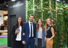 Carmen Amores, Juan Carlos Rodas, Julia Bolaños e Inés Álvarez, de la empresa sevillana Naturgreen