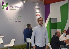 Jesús Moreno, en el stand de Hortiberia