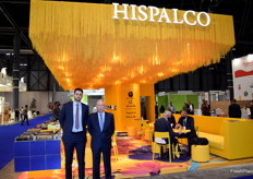 Diego y José Beltrán, en el Stand de Hispalco