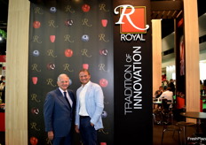 Pascal Bontín, director general de Royal, junto a José Gandía, fundador de Royal.