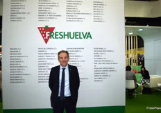 Rafael Domínguez, gerente de Freshuelva, que incorpora por primera vez una empresa productora de pitayas, la Sociedad Cooperativa Andaluza Pitayas de Andalucía. El campo onubense continúa diversificándose.