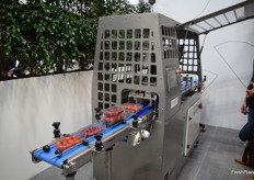 Maquinaria de envasado expuesta en el stand de Induser.