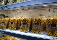 Nuevas mazorcas de maíz cocidas con etiqueta biodegradable de Huercasa