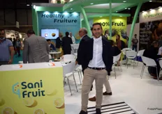 Javier Biel, gerente de SaniFruit, dedicada al desarrollo de soluciones postcosecha naturales y sin residuos fitosanitarios y que estrenó logo e imagen.