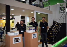 Tito Ferreira, delegado en Portugal; Oscar Peñalber y Félix Andrés, técnicos comerciales para España de Bejo Ibérica.