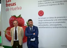Rafael Domínguez, gerente de Freshuelva y Rubén Cervera, gerente de Fruit Audit.