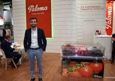 David Franco, director comercial de Grupo Paloma, productores de tomate, uva de mesa, granada y fruta de hueso de Murcia.