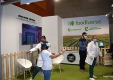 Demostraciones en Realidad Virtual en el stand de Food Diverse.