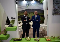 Antonio Muñoz y Javier Sánchez, del departamento comercial de Murciana de Vegetales.