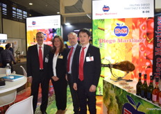 Representación comercial del stand de Frutas Diego Martínez e Hijos.