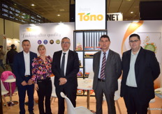 Stand de la empresa valenciana Frutas Tono, de Tavernes de la Valldigna, proveedora de cítricos.