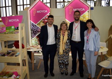 Stand de Moyca, compañía murciana productora de uva de mesa sin semillas.  