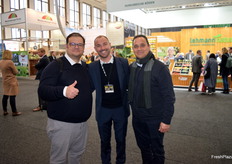 Jordi Valle,  Manuel Baides y José, del grupo Fruta de Autor.