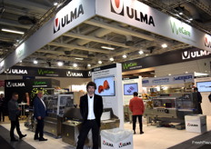 Joseba Alberdi, en el stand de Ulma Packaging