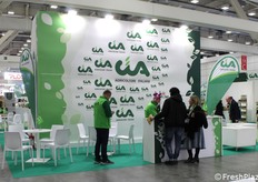 El stand de Cia-Agricoltori Italiani, destacando las numerosas fincas ecológicas asociadas, con una apretada agenda de reuniones, showcookings y degustaciones.