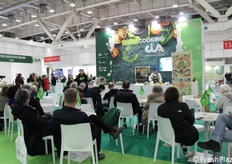 Zona de showcooking de Cia-Agricoltori Italiani.