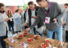 Probando las fresas, Jose Manuel Molina García, de Senda