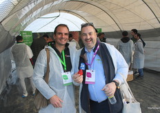 Hubert Gadret, de Planasa, y Rupert Carter, de WB Chambers