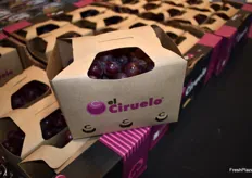 Envases de cartón para uva de mesa sin semillas de El Ciruelo.