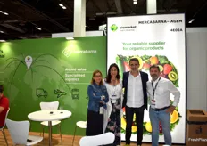 Stand de Biomarket, el mercado mayorista de productos ecológicos de Mercabarna.