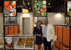 Mónica Belda y Daniel Gallach, de la empresa especializada en cítricos Iquus Fruits
