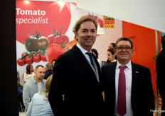 Julián Rodríguez y Celedonio Pleguezuelos, de la cooperativa CASI. Su tomate Rebelion ha sido ganador del Premio Sabor del Año 2023