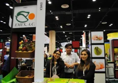 Diana Campos, David Reyes y Katia Nava, de EMEX, Empacadoras de Mango de Exportación.