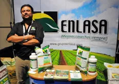 Jorge Pérez, de la empresa guatemalteca Enlasa, dedicada a los fertilizantes.