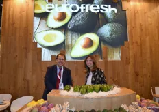 Silvia Madrueño y Alexander Koch, de Eurofresh, empresa especializada en la producción ecológica de aguacates, mangos, limones y jengibre, tanto en España como en América Latina. 